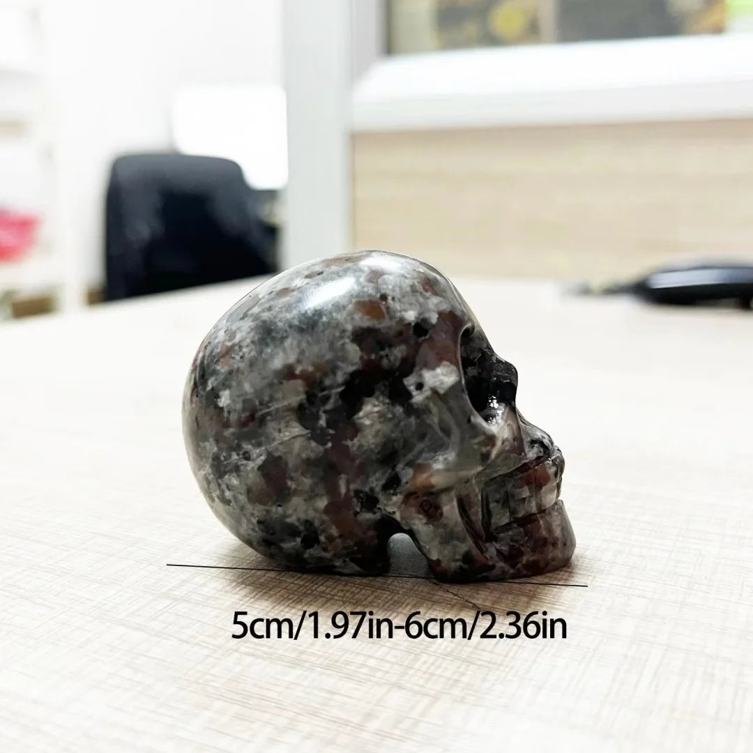 Yooperlite Crystal Skull Carving