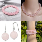 Natural Crystal Bead Strand — 8mm Healing Stone Beads for Jewelry Making