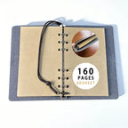 All-Seeing Eye Leather Journal — Refillable Vintage Travel Notebook