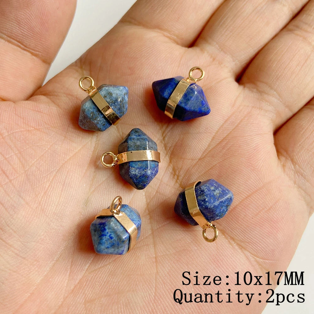 Lapis Lazuli Natural Gemstone Pendants & Charms | Jewelry Making Supplies