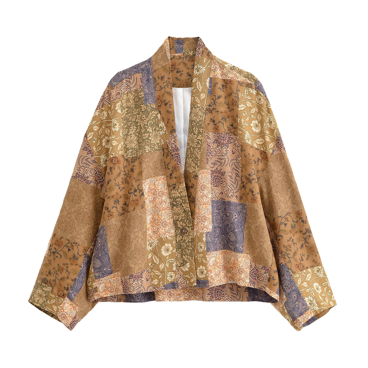 Patchwork Floral Boho Jacket