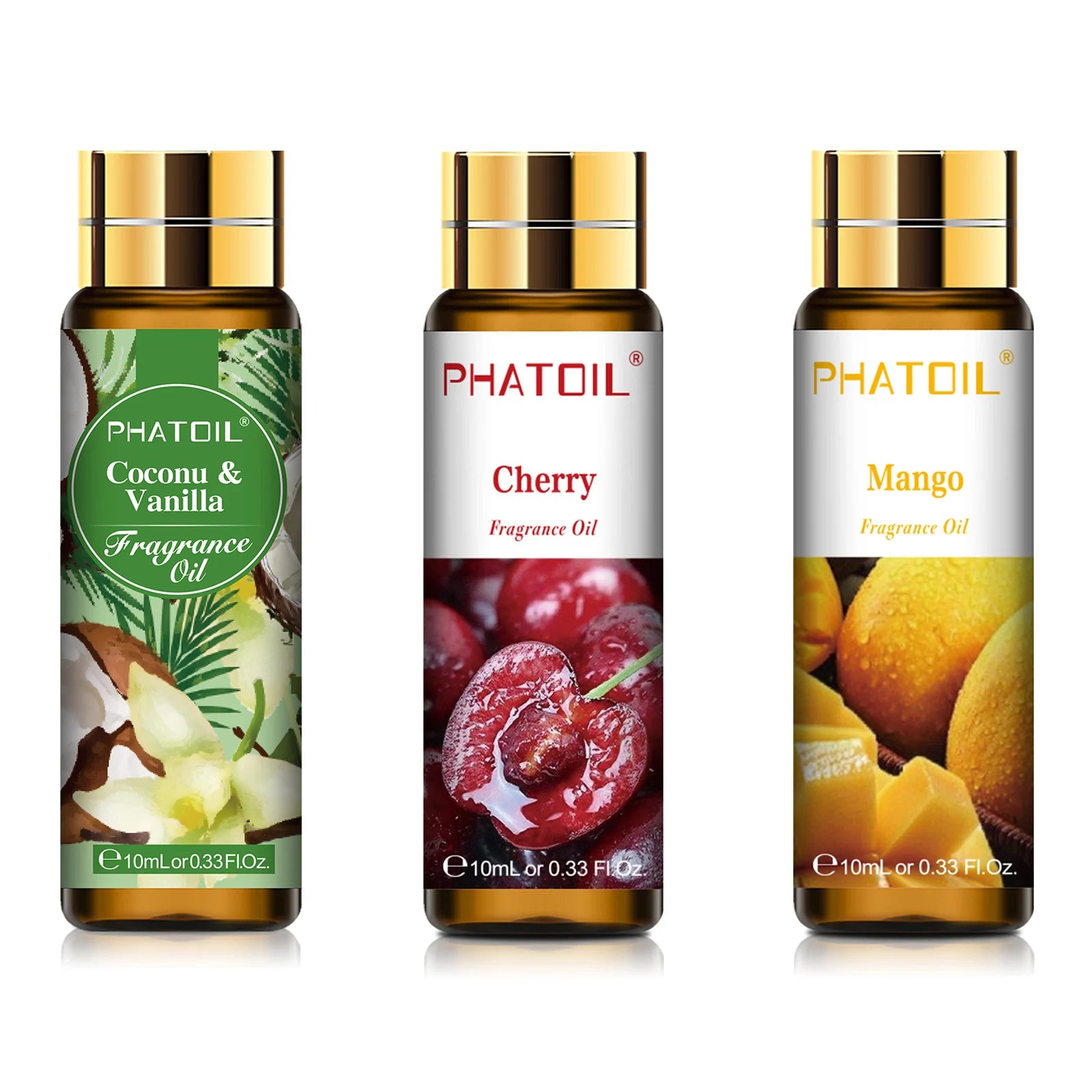 10ml Sweet Fruit Fragrance Oil for Diffuser, Candle Making & DIY — 30+ Scents