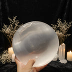 Natural Selenite Bowl — Crystal Charging, Cleansing & Sacred Space