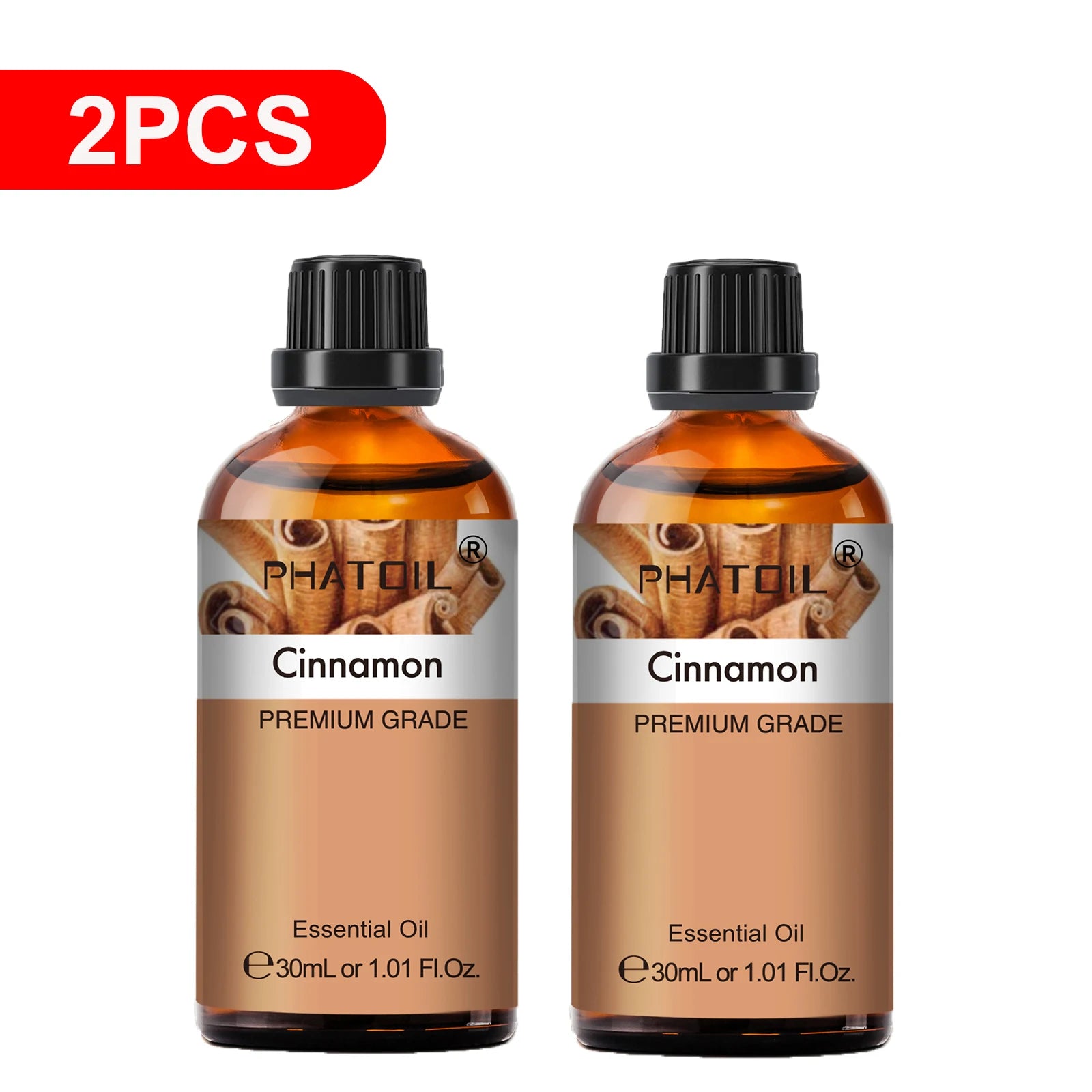 Pure Essential Oil 30ml | 2-Pack Aromatherapy Singles for Diffusers, Candles & DIY