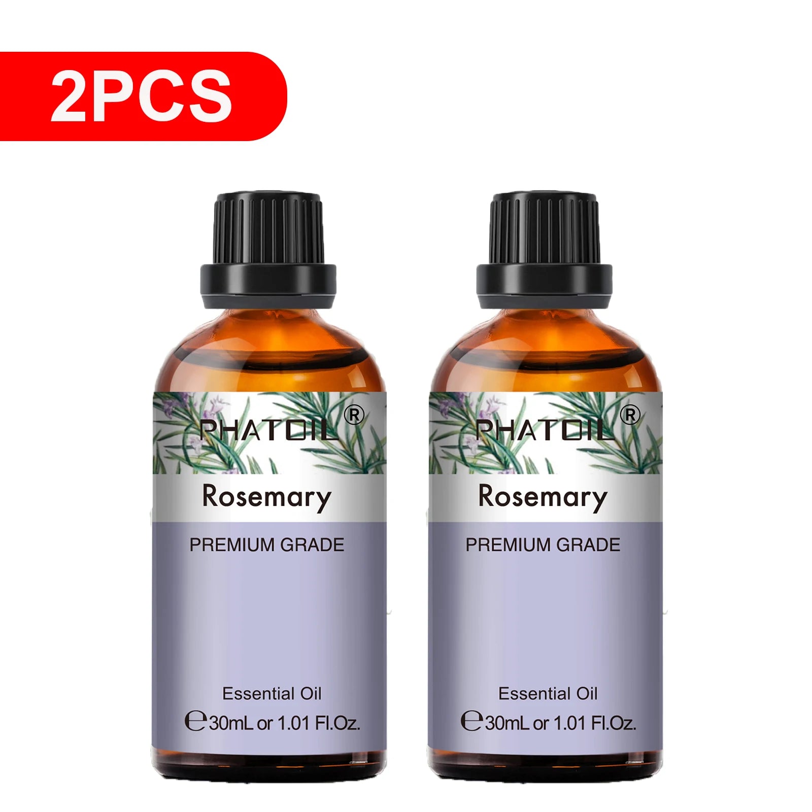 Pure Essential Oil 30ml | 2-Pack Aromatherapy Singles for Diffusers, Candles & DIY
