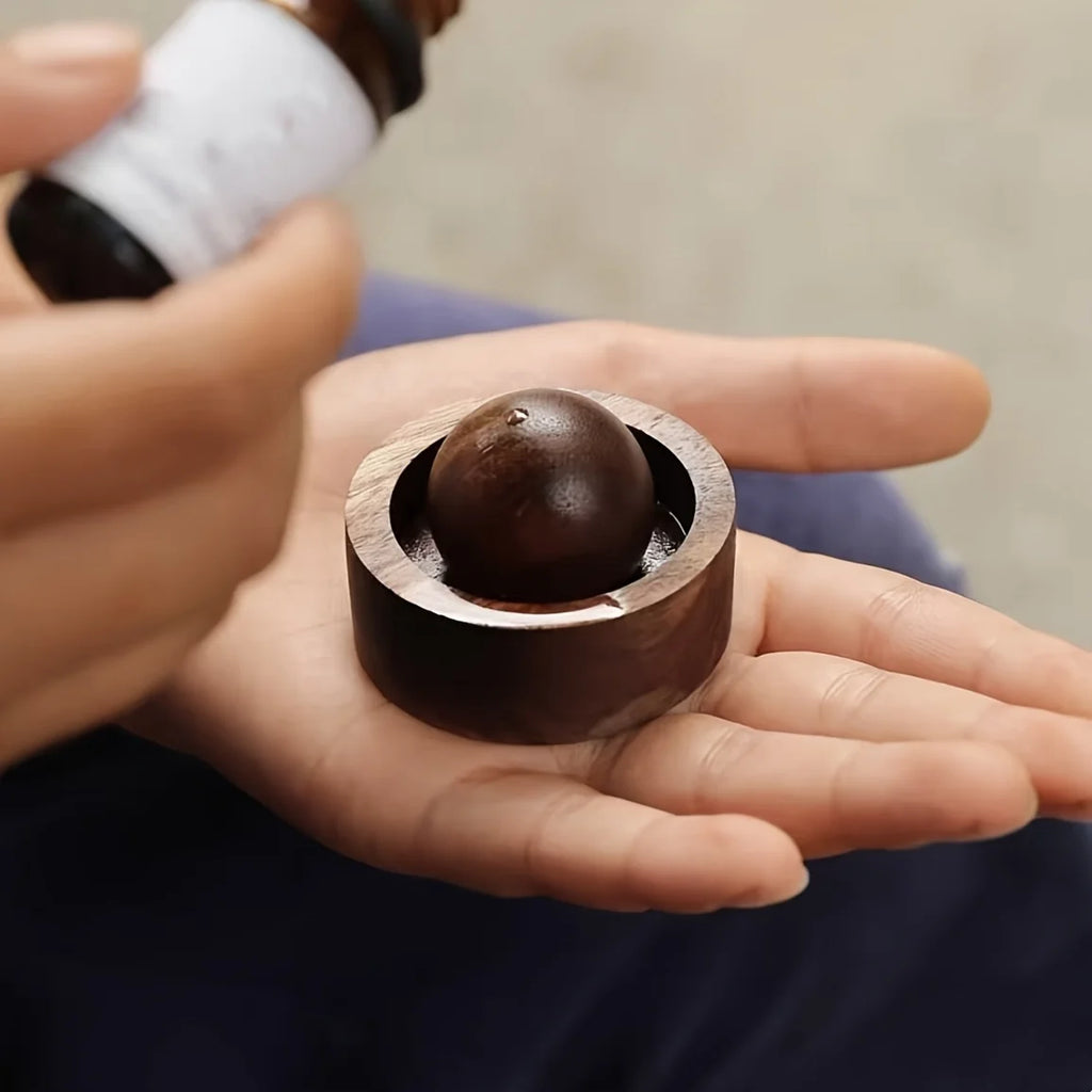 Mini Wooden Essential Oil Diffuser | Car & Home Aromatherapy Decor