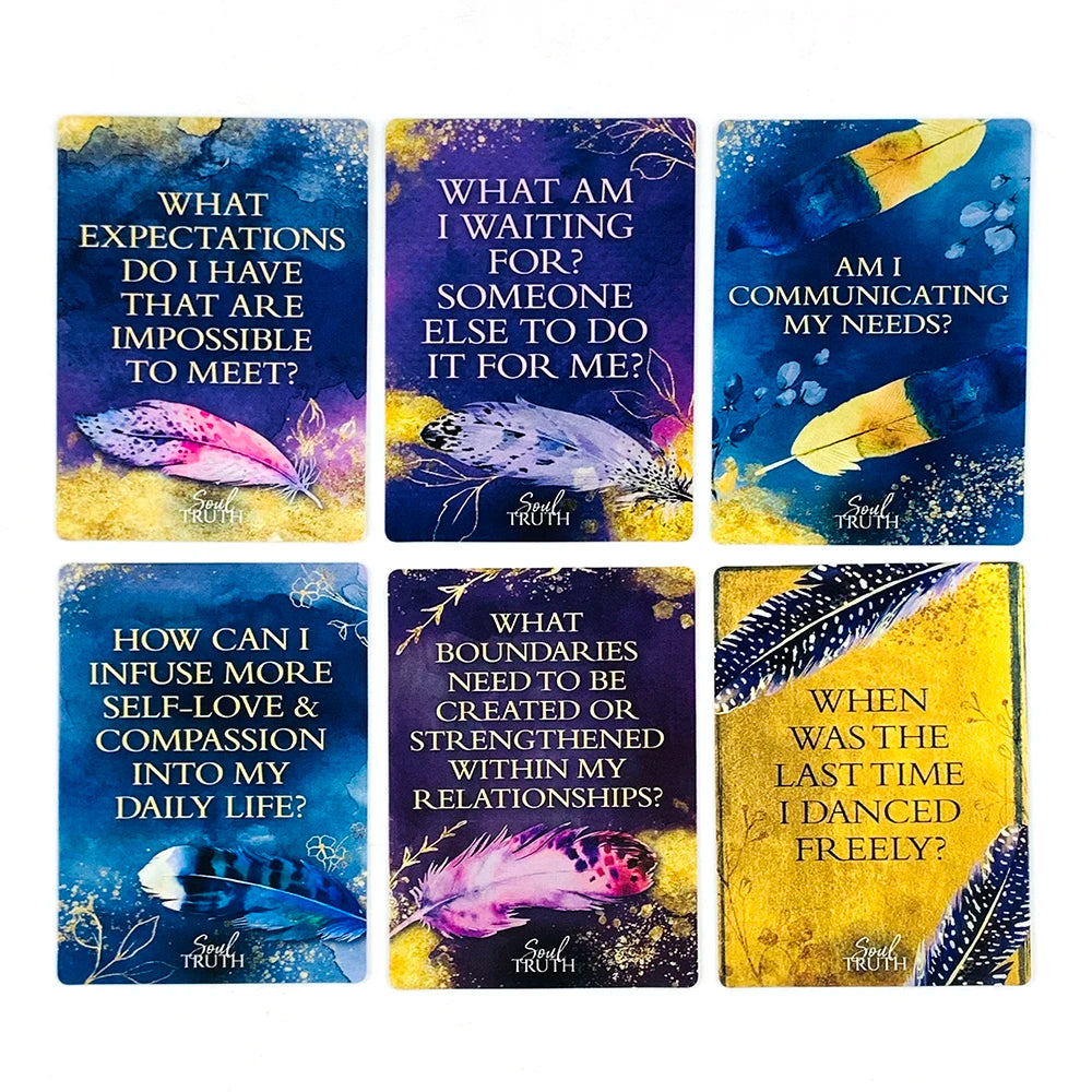 Soul Truth Self-Awareness Oracle Deck – Daily Questions to Transform Your Life