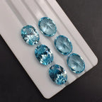 Natural Light Aquamarine Loose Gemstone | Oval Cut VVS | Unheated