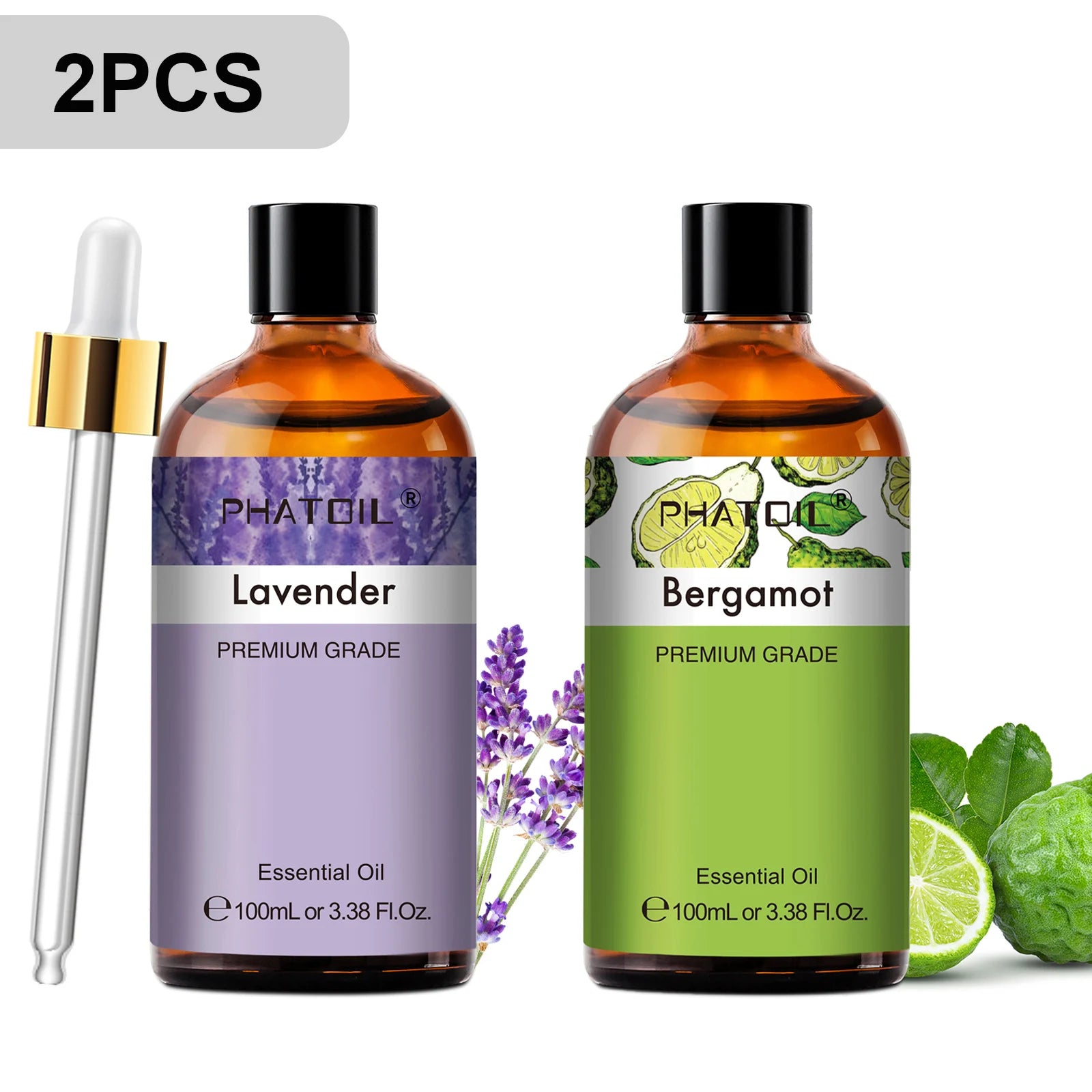 Premium Essential Oil 100ml | Singles, Blends & 2-Packs for Diffusers & Aromatherapy