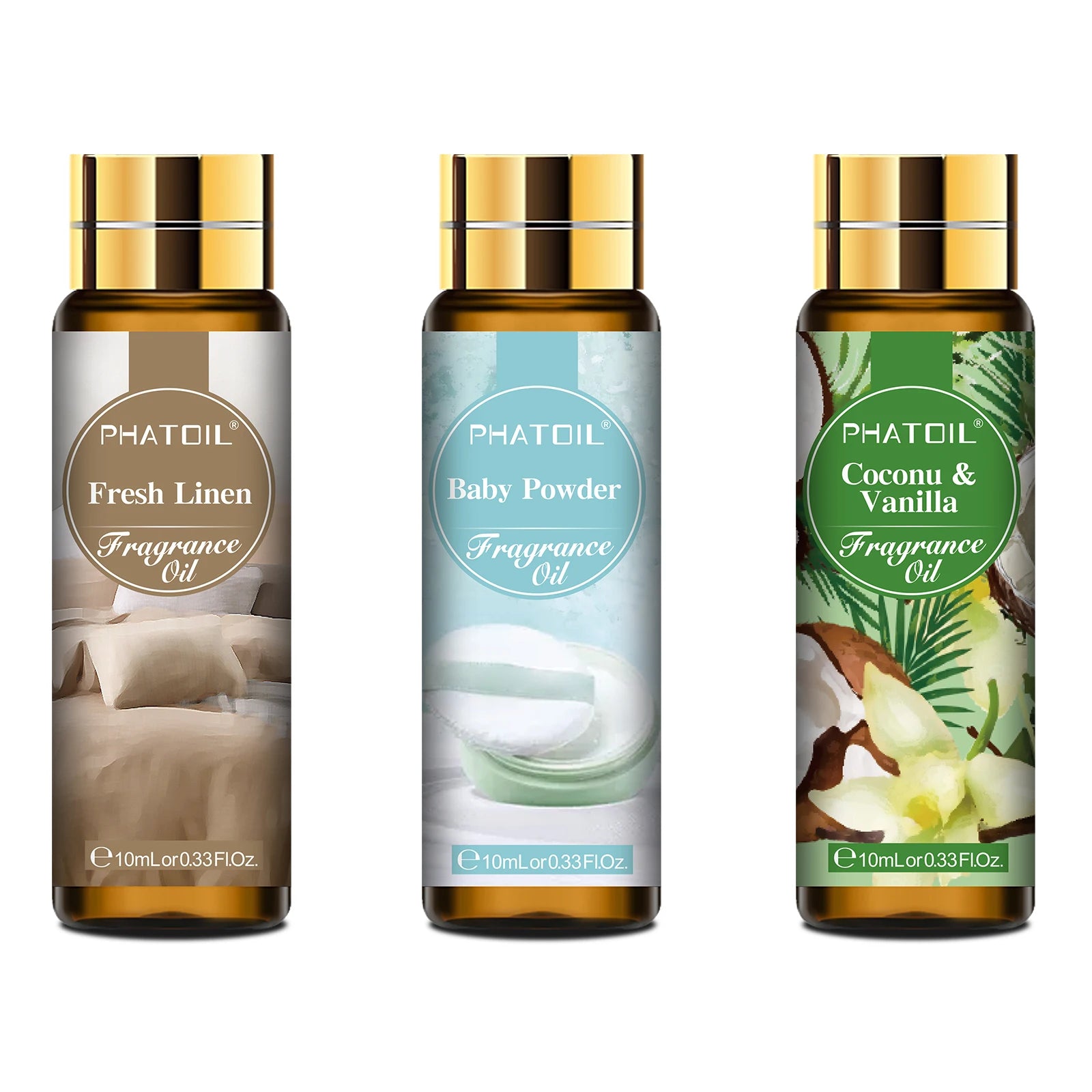 Fragrance Oils – 10ml Singles, 3-Pack & 9-Pack Sets