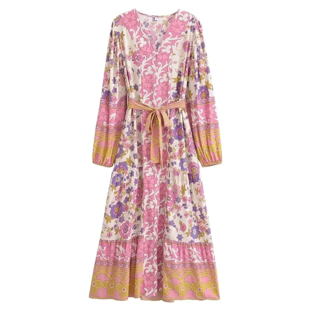 Floral Boho Maxi Dress