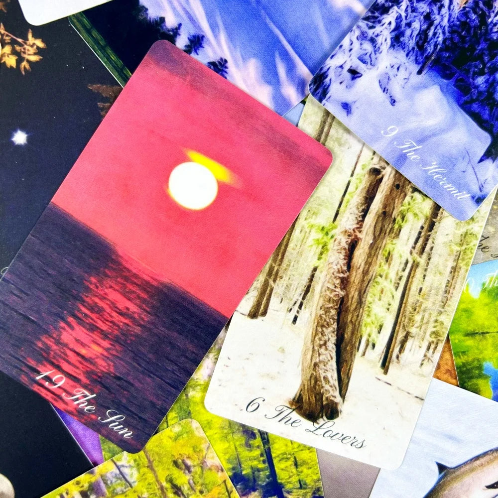 Walking Meditation Tarot Deck – 78-Card Nature Photography Tarot