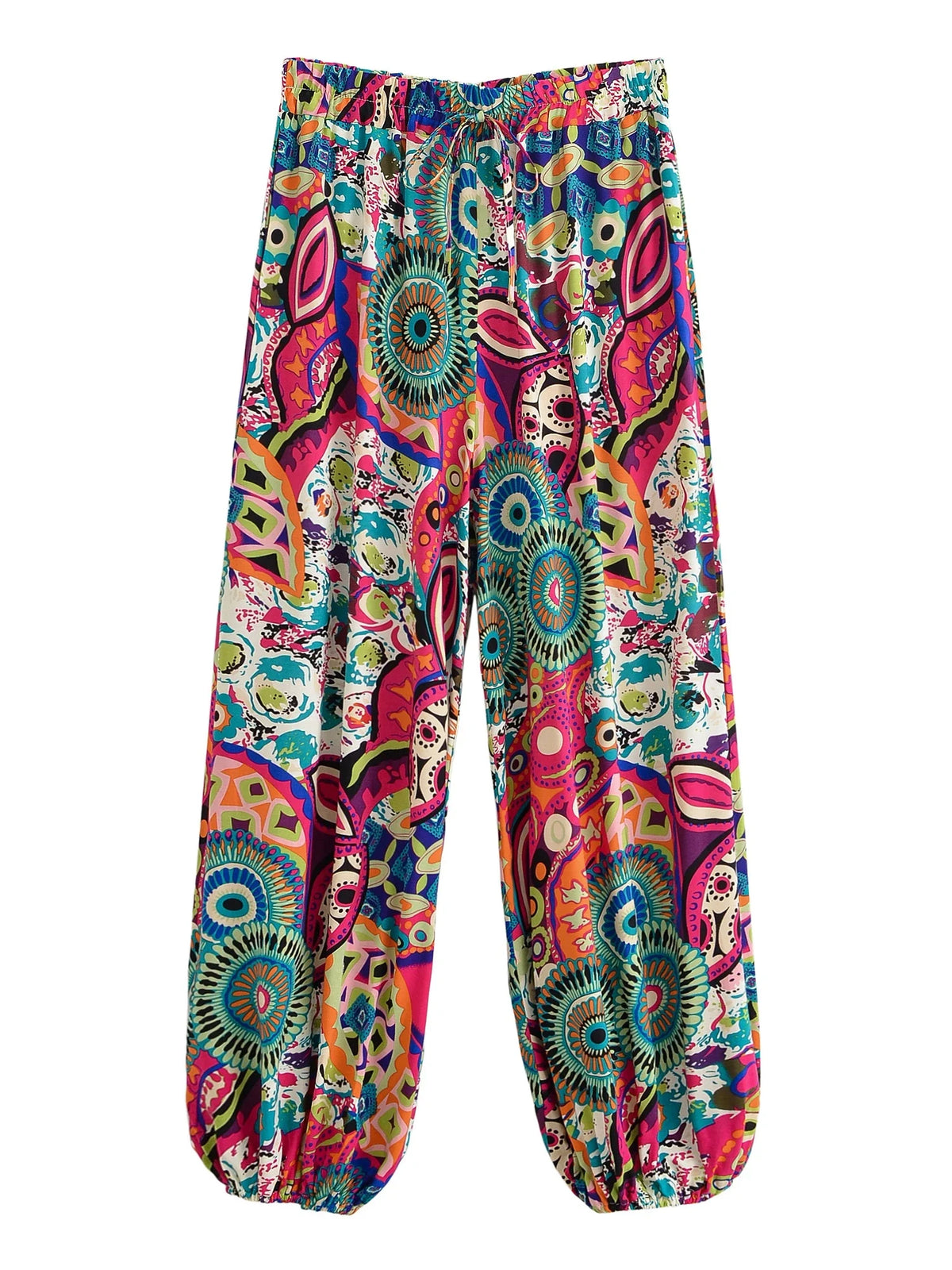 Boho Floral Harem Pants