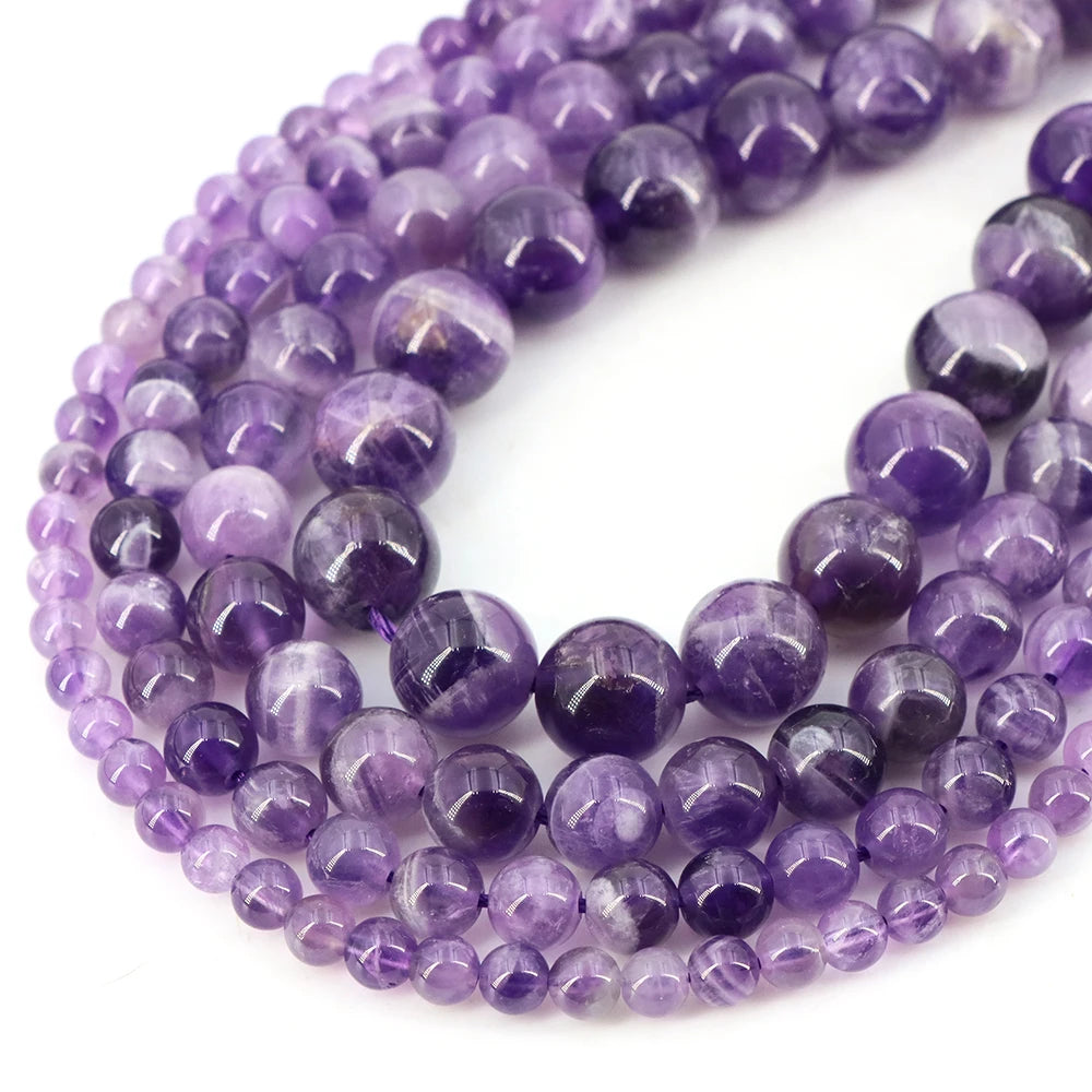 Natural Crystal Bead Strand – Healing Stone Beads for Jewelry Making