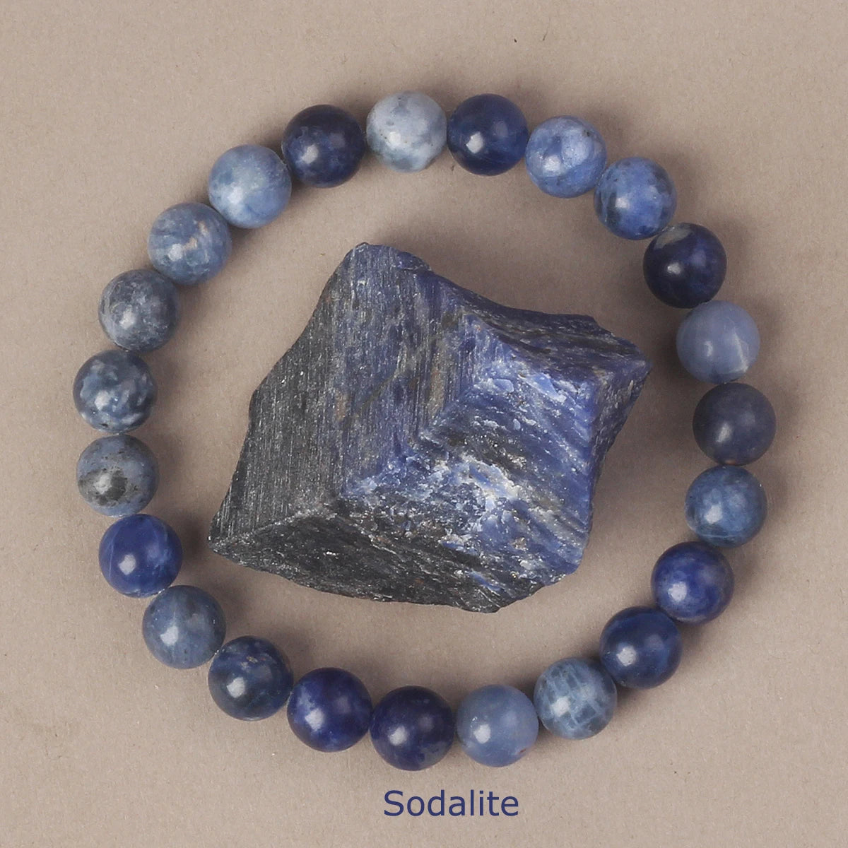 Natural Crystal Bead Bracelet | Choose Your Stone | 6mm or 8mm