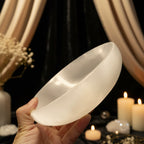 Natural Selenite Bowl — Crystal Charging, Cleansing & Sacred Space