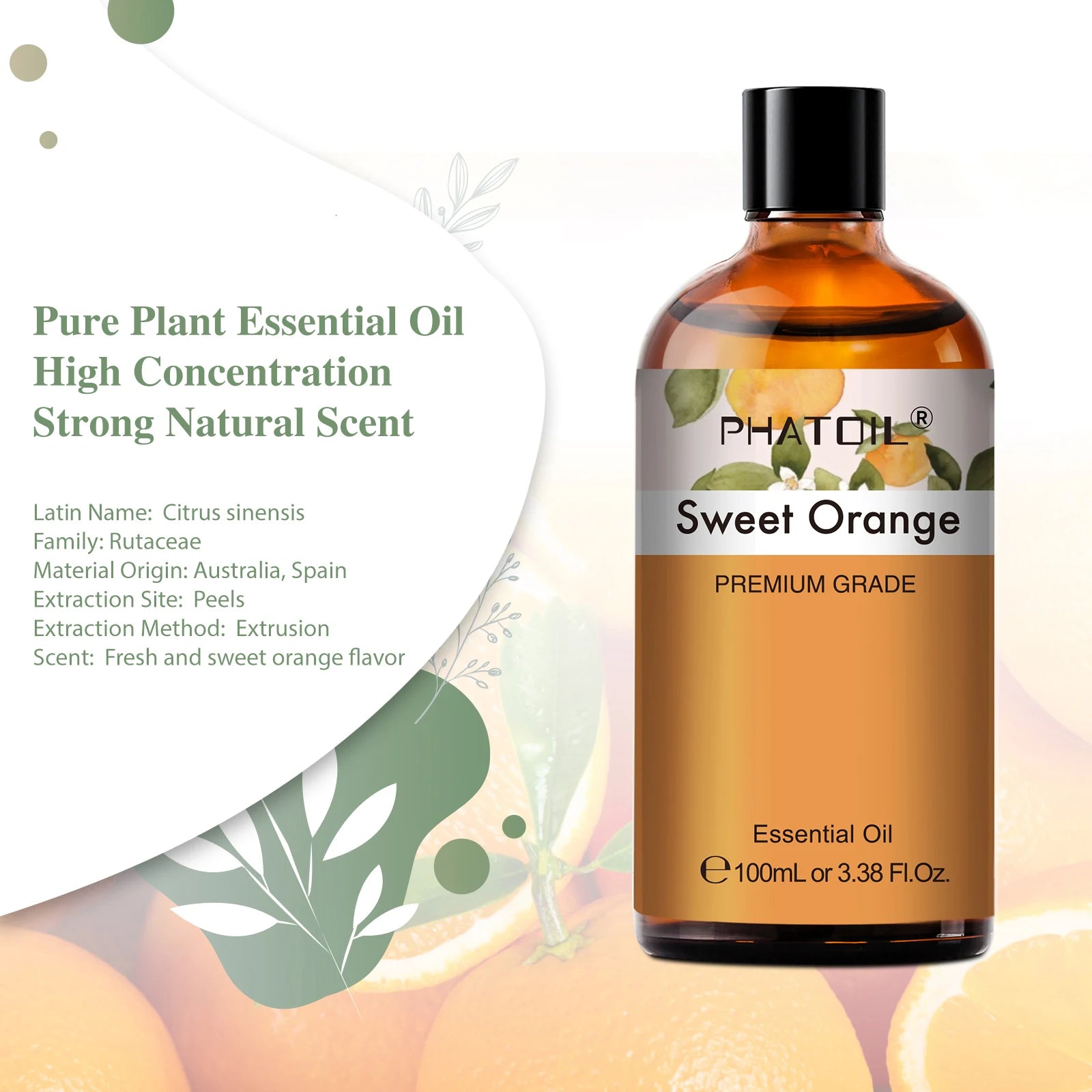 Pure Plant Essential Oil 100ml | Singles & 2-Packs for Diffusers, Aromatherapy & DIY