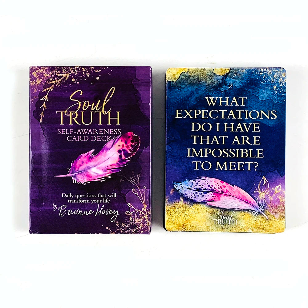 Soul Truth Self-Awareness Oracle Deck – Daily Questions to Transform Your Life