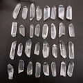 Natural Clear Quartz Raw Crystal Wands | Polished Bulk Bag
