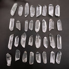 Natural Clear Quartz Raw Crystal Wands | Polished Bulk Bag