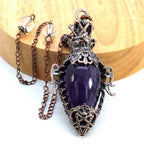 Natural Crystal Pendulum for Dowsing & Spiritual Divination — Genuine Gemstone