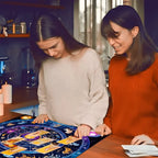 Celestial Zodiac Altar Cloth — 12 Signs Astrology Tarot Mat