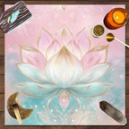 Pink Lotus Altar Cloth – Reiki & Tarot Spread Mat