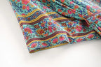 Peacock Floral Kimono Maxi Robe