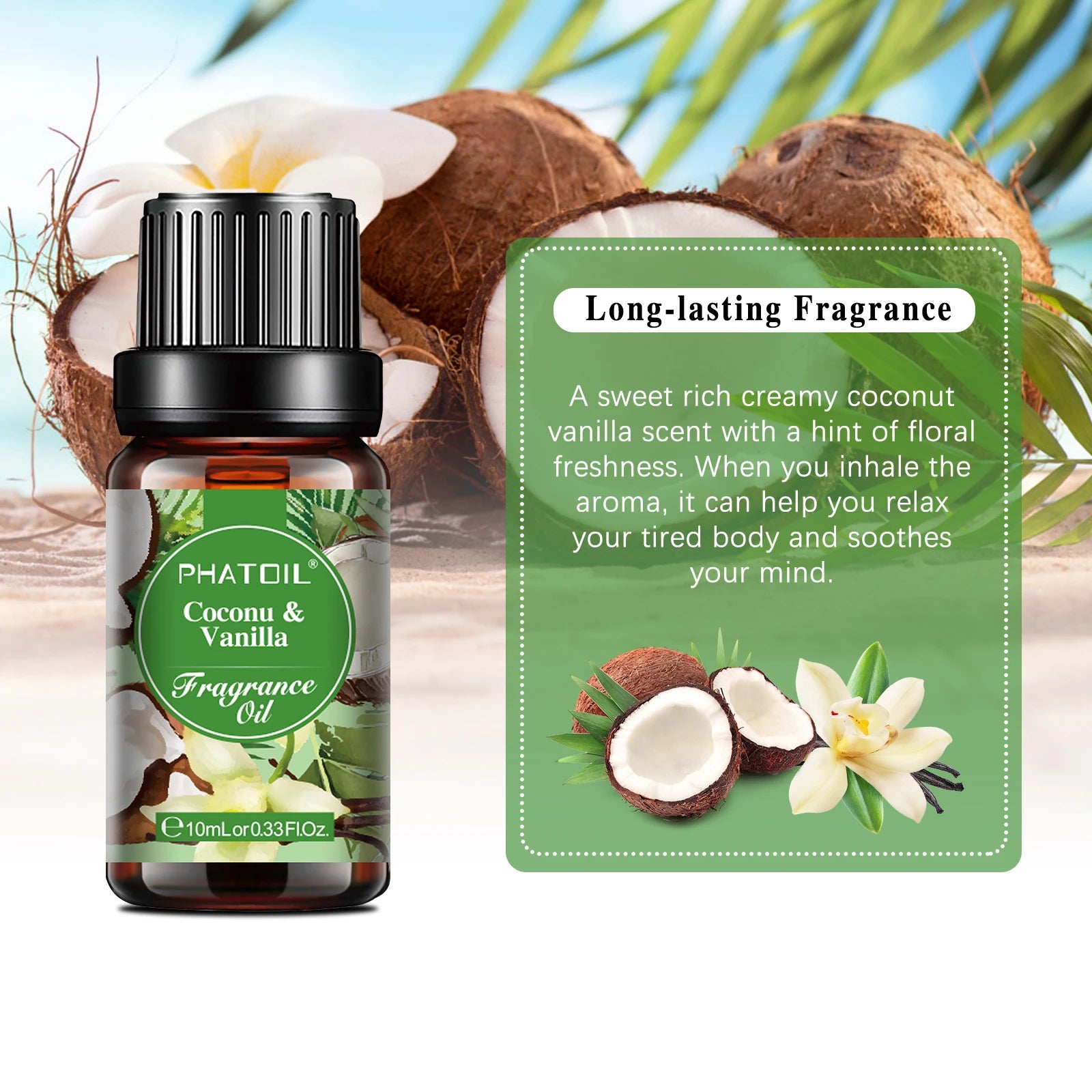 Flower & Lifestyle Fragrance Oil 10ml | Singles, 6-Pack & 10-Pack for Diffusers, Candles & DIY