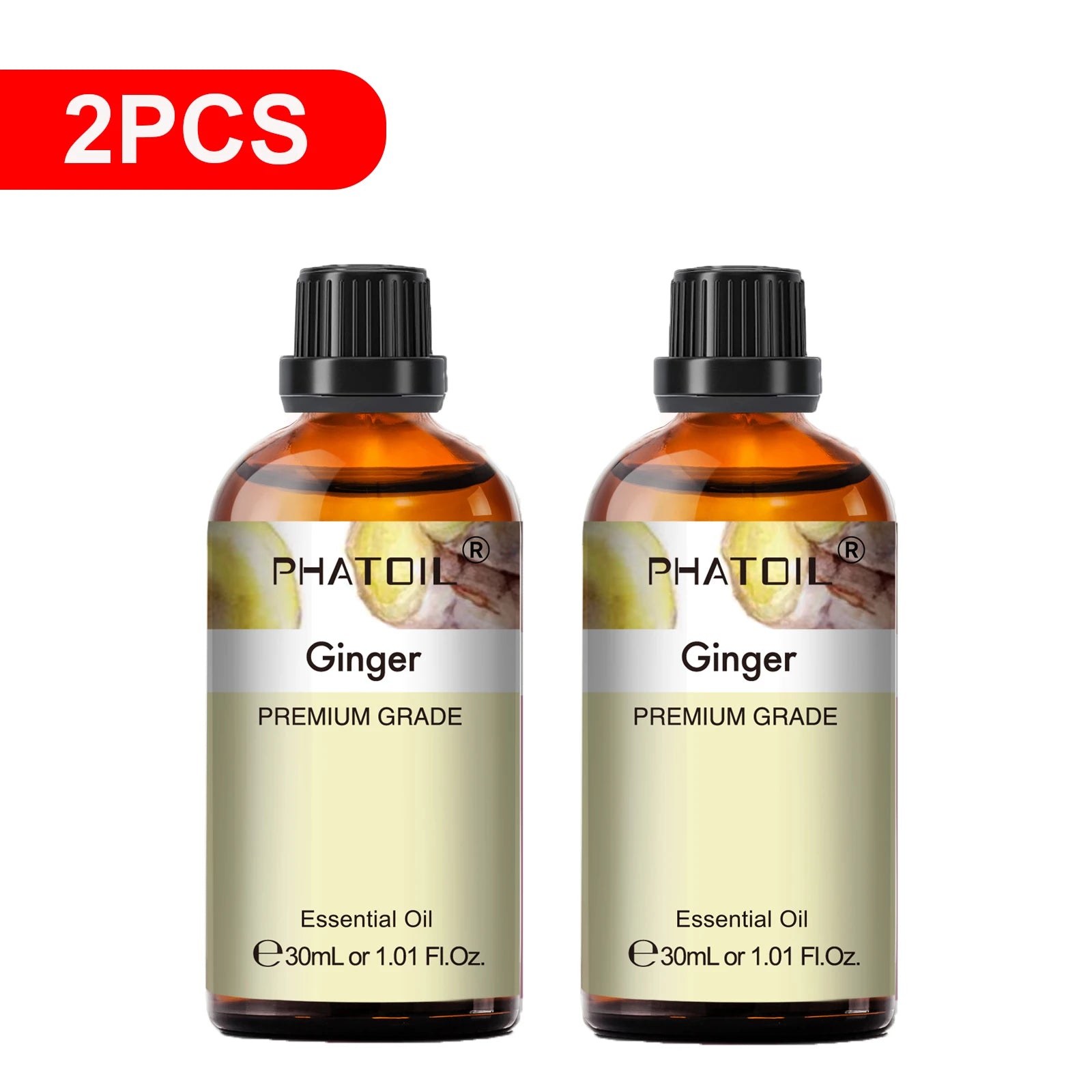 Pure Essential Oils – 2-Pack 30ml Aromatherapy Singles