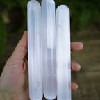 Natural Selenite Wand — Cleansing, Protection & High-Vibe Energy