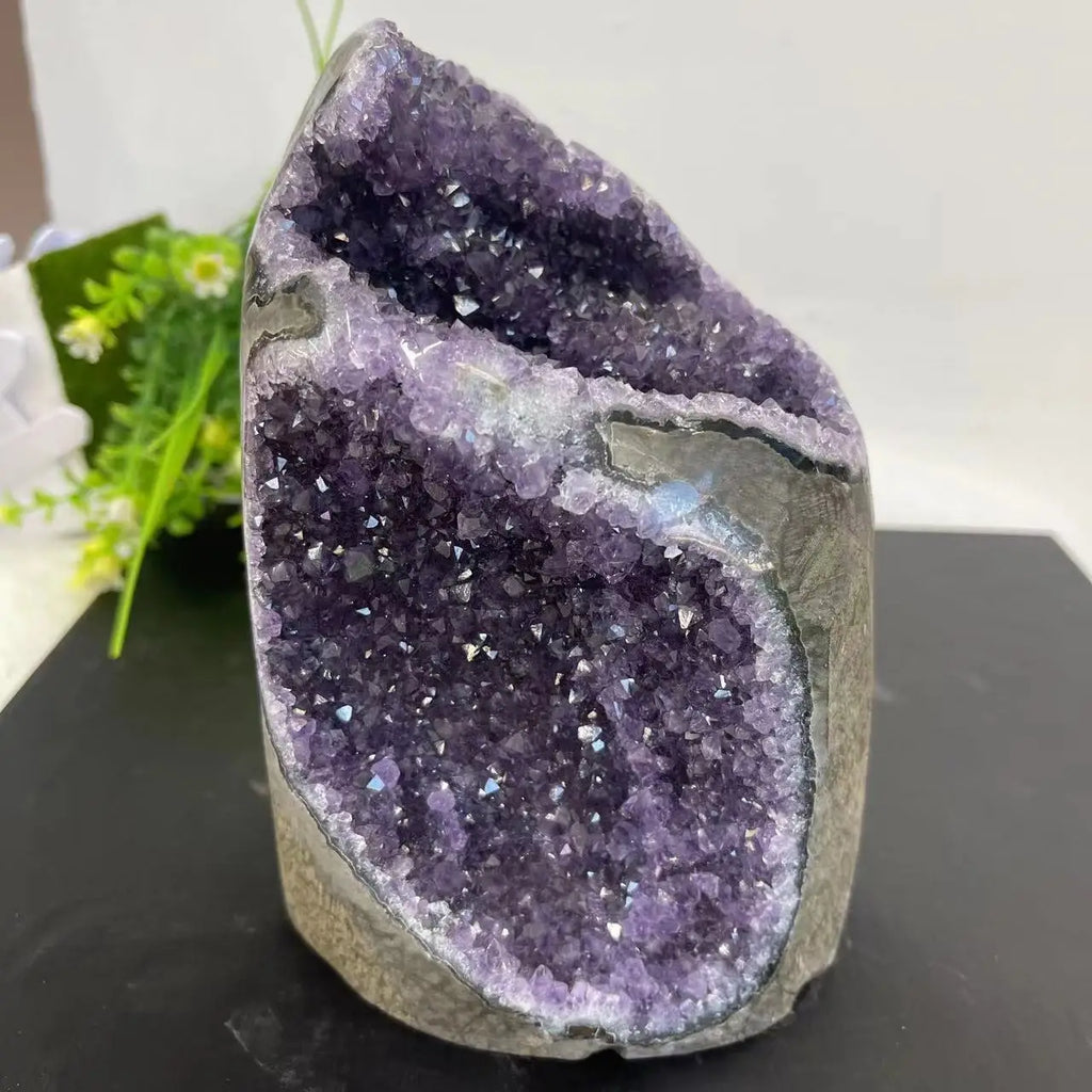 Amethyst Geode Cluster | Natural Uruguay Crystal | Choose Your Size