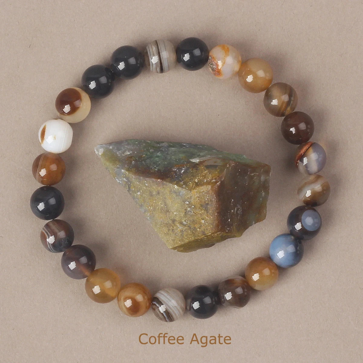 Natural Crystal Bead Bracelet | Choose Your Stone | 6mm or 8mm