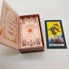 Gold Foil Rider-Waite Tarot Deck – 80-Card Luxury Edition with Gift Box