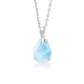 Larimar Teardrop Pendant Necklace