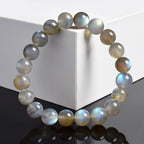Labradorite Crystal Bracelet | Natural Gemstone Bead Bracelet