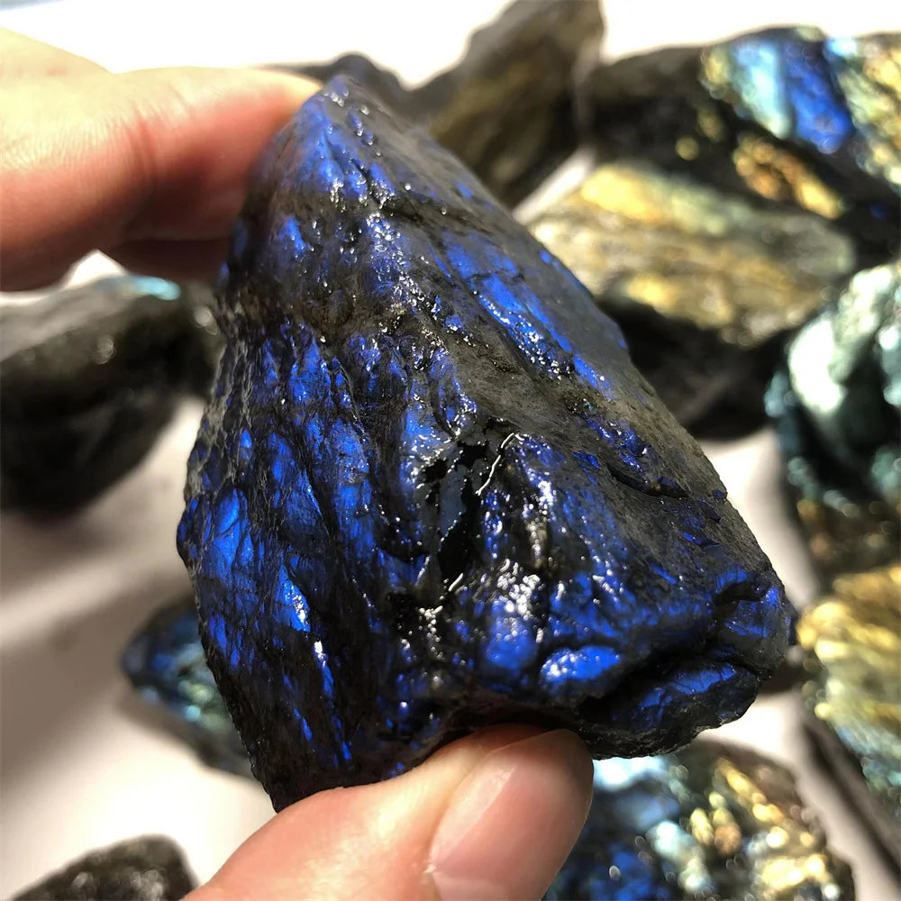 Raw Labradorite Crystal Stone | Choose Your Size