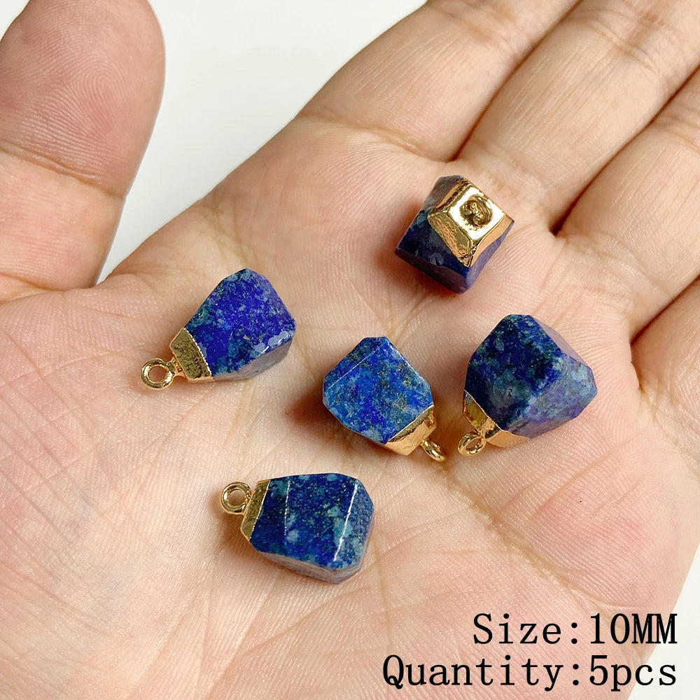 Lapis Lazuli Natural Gemstone Pendants & Charms | Jewelry Making Supplies