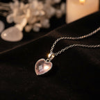 Heart Rose Quartz Pendant Necklace – Love, Compassion & Gentle Healing