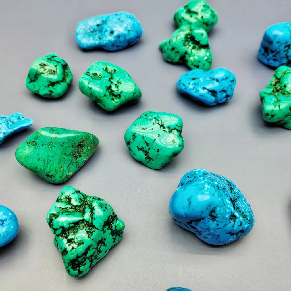 Natural Turquoise Stone — Raw Mineral Specimen