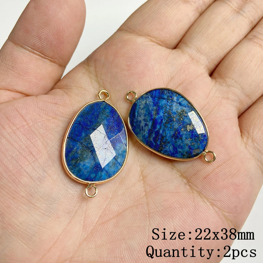 Lapis Lazuli Natural Gemstone Pendants & Charms | Jewelry Making Supplies