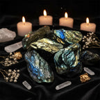 Raw Labradorite Crystal Stone | Choose Your Size