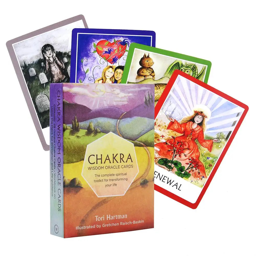 Chakra Oracle Card Deck – 49-Card Energy Healing & Divination Deck