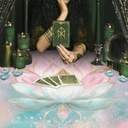 Pink Lotus Altar Cloth – Reiki & Tarot Spread Mat