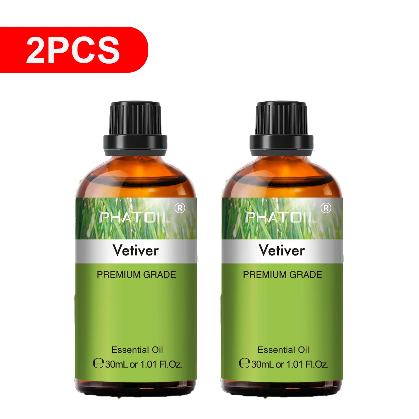 Pure Essential Oil 30ml | 2-Pack Aromatherapy Singles for Diffusers, Candles & DIY