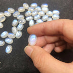 Moonstone Oval Cabochon | Natural Loose Stone for Jewelry Making