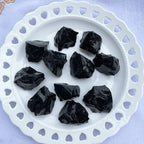 Raw Black Obsidian Rough Stone – Natural Healing Crystal Specimen