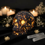 Yooperlite Crystal Skull Carving