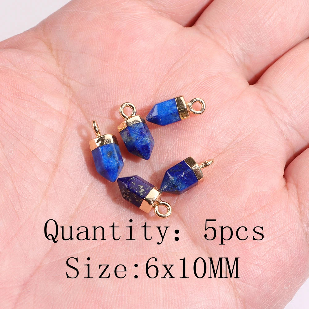 Lapis Lazuli Natural Gemstone Pendants & Charms | Jewelry Making Supplies