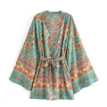 Boho Floral Kimono Robe